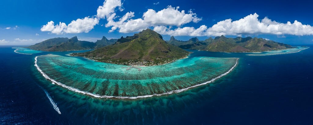 Moorea Pano drone image