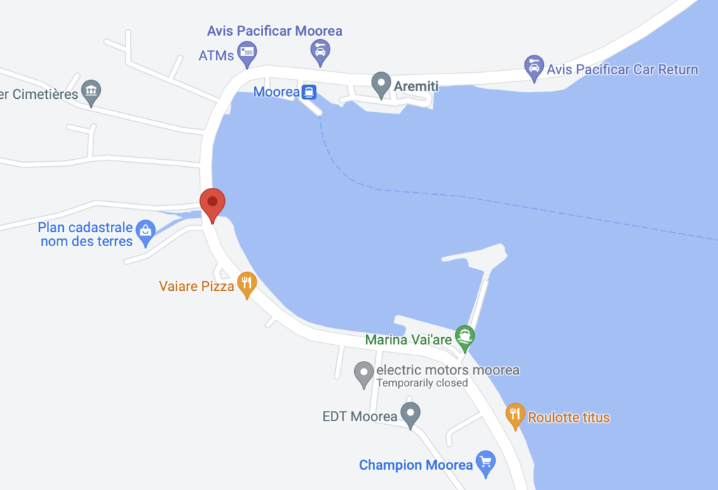 map of where to buy a flower crown in French polynesia