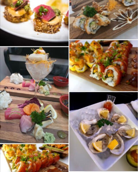 Bermuda food Beluga Sushi