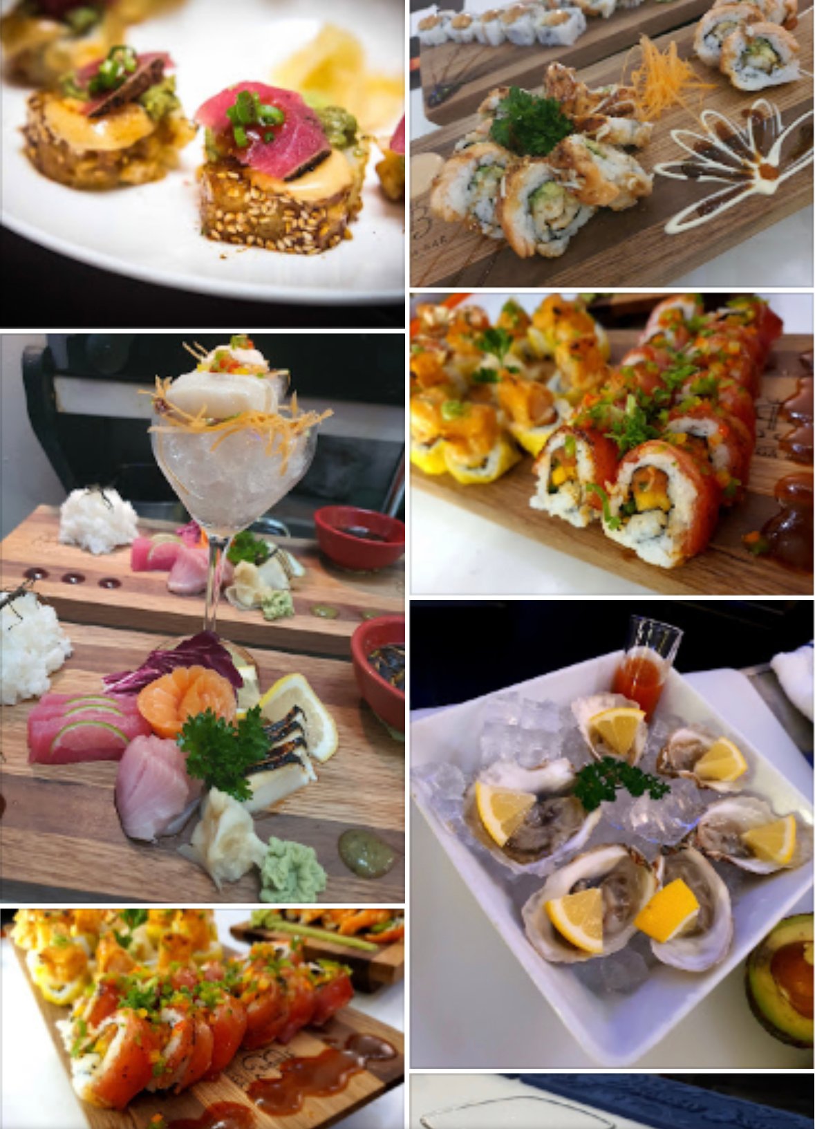 Bermuda food Beluga Sushi