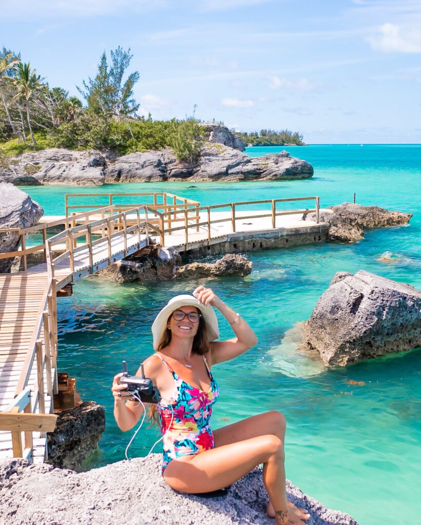 Hi From Ashley in Bermuda Drone Photo