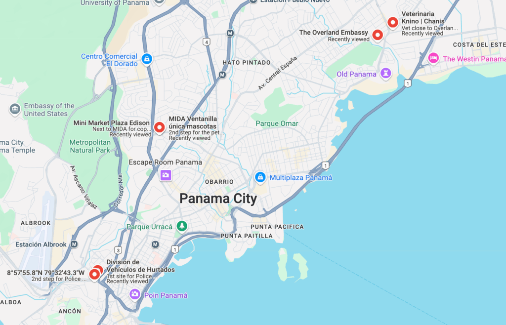 Panama Map