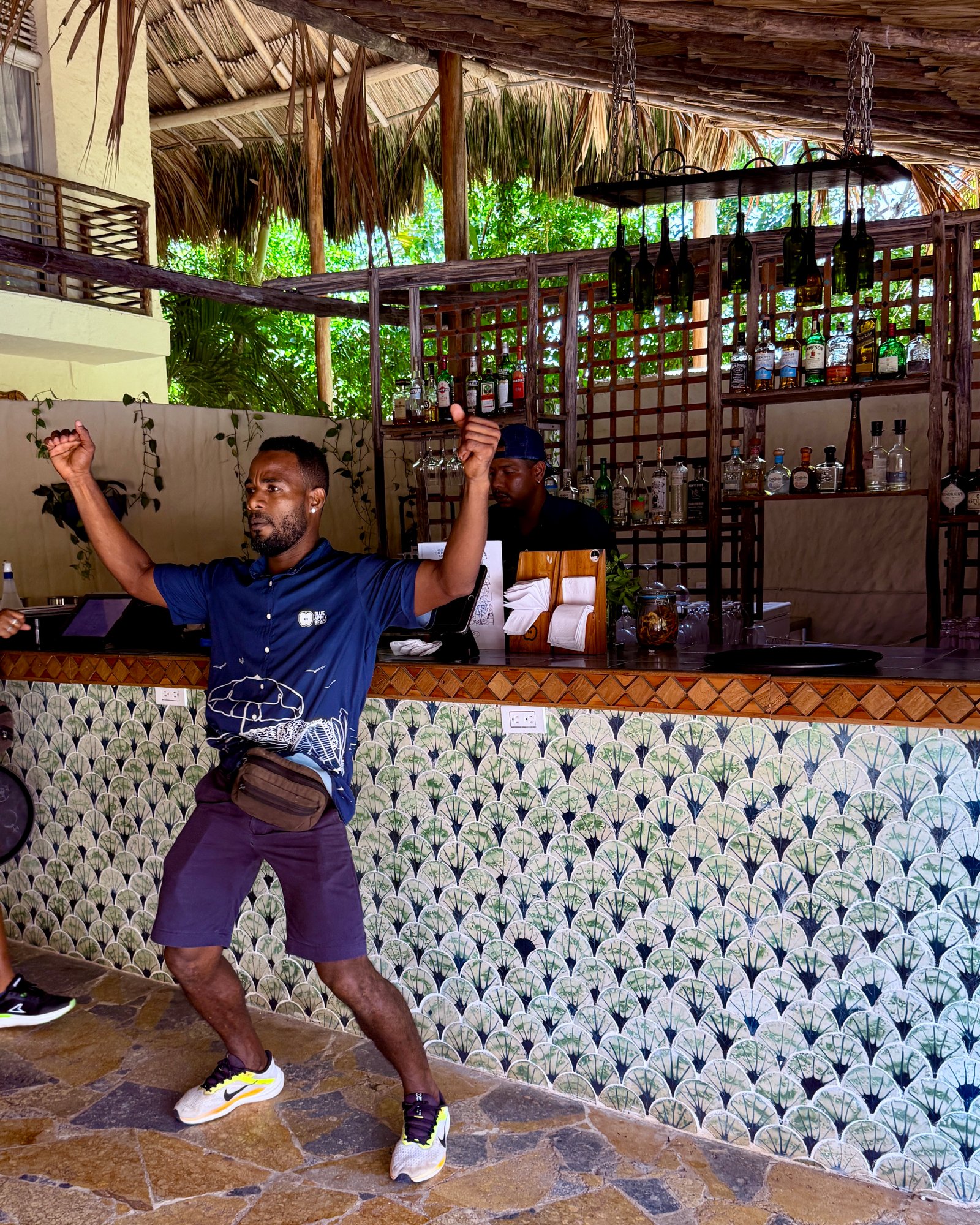 Service at Blue Apple Beach Club