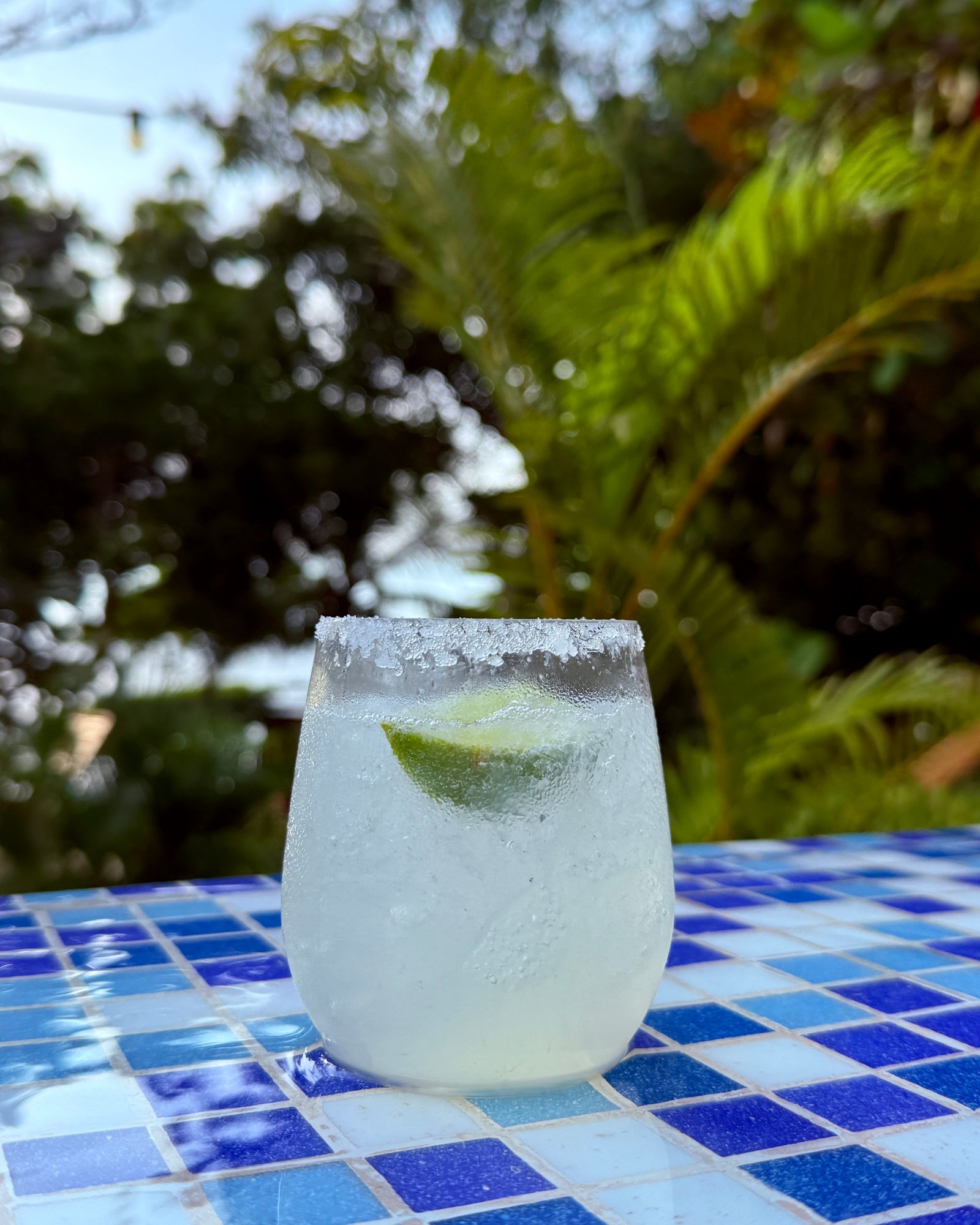 Margarita at Blue Apple Beach Club